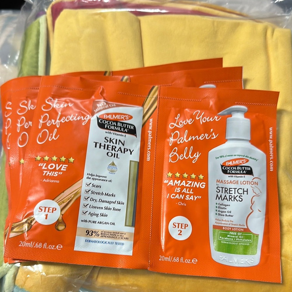 Palmers Skin Therapy Oil and Stretch Marks Lotion Set - Orange